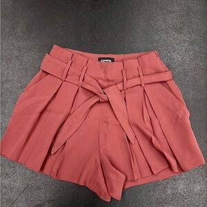 Express Women's High Waist Burnt orange  Shorts